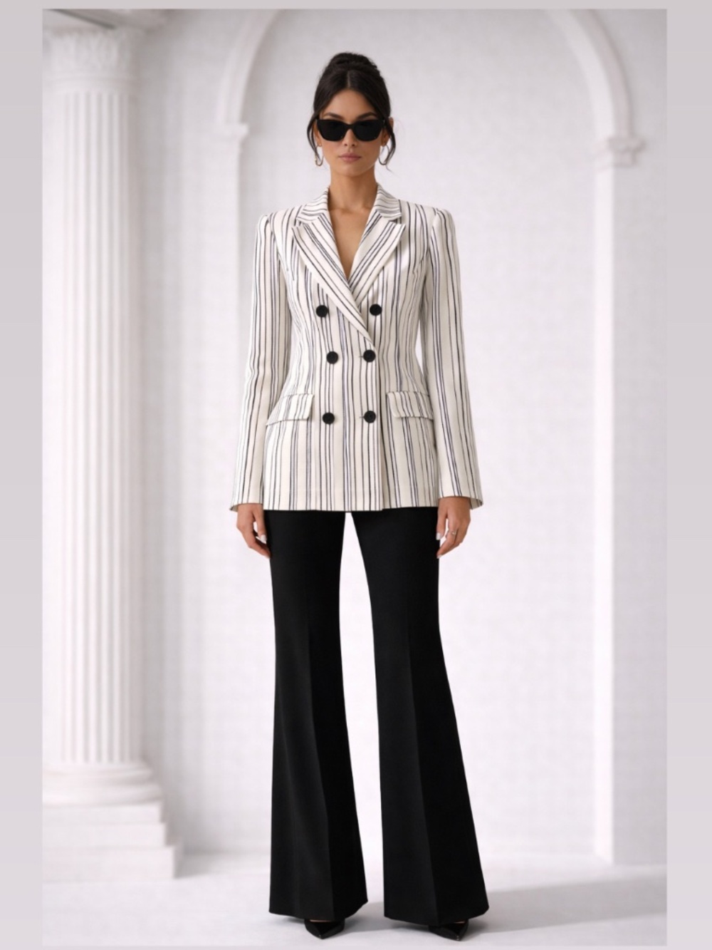 NWT Liverpool Los Angeles Pinstripe Blazer in XS - Picture 7 of 7